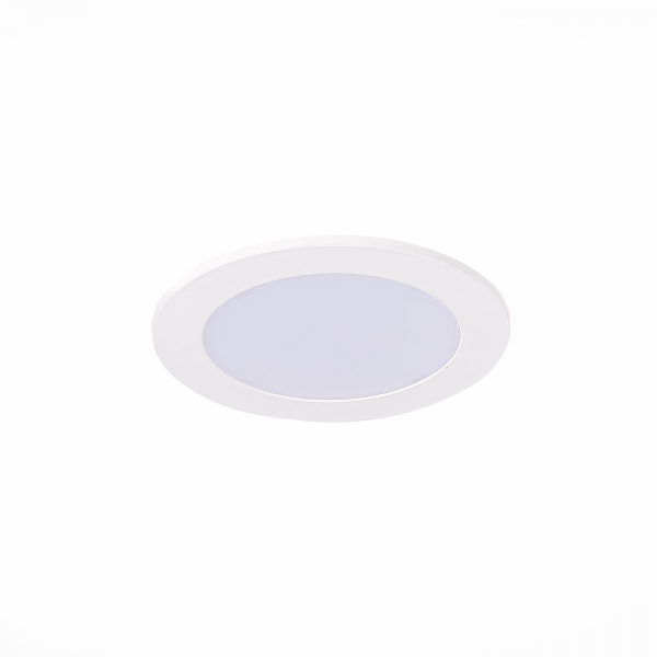 ST212.508.05 Св-к встр. Белый LED 1*5W 3000K/4000K/6000K 375Lm Ra80 110° IP20 D92xH30 220-240V Встраиваемые светильники, изображение 4