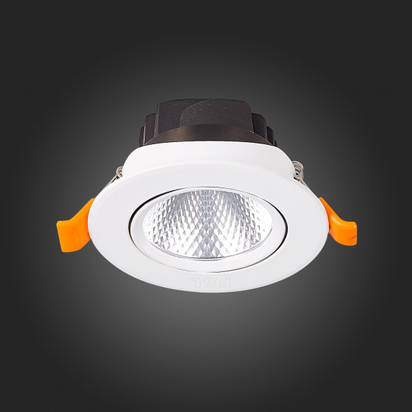 ST211.538.06.24 Св-к встр. Белый LED 1*6W 3000K 480Lm Ra80 24° IP20 D86xH50 220-240V Встраиваемые светильники, изображение 10