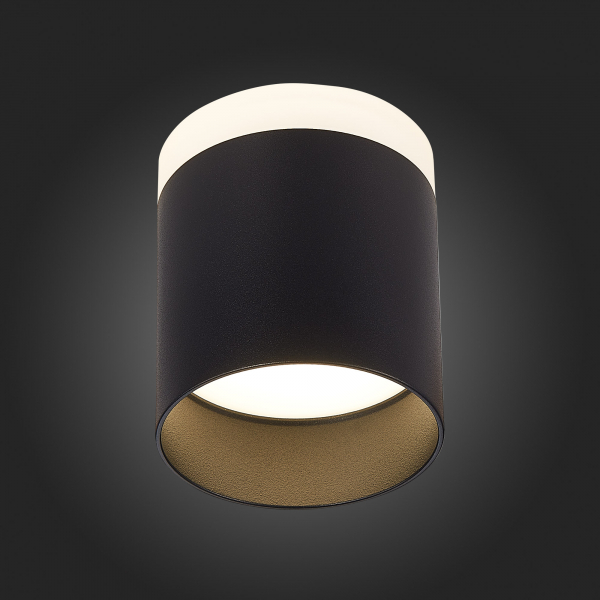 ST102.442.12 Светильник потолочный Черный LED 1*12W 4000K 936Lm Ra&gt;80 120° IP20 D100xH90 170-240V Накладные светильники, изображение 5
