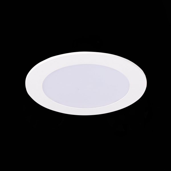 ST212.508.10 Св-к встр. Белый LED 1*10W 3000K/4000K/6000K 850Lm Ra80 110° IP20 D120xH30 220-240V Встраиваемые светильники, изображение 8