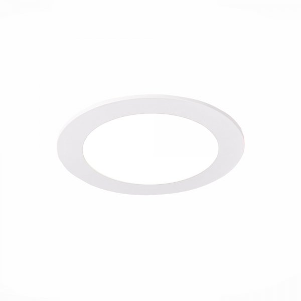 ST209.538.09 Св-к встр. Белый LED 1*9W 3000K 585Lm Ra80 110° IP20 D145xH8 90-265V Встраиваемые светильники, изображение 3