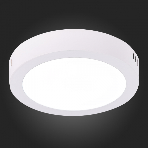 ST112.542.12 Светильник настенно-потолочный Белый LED 1*12W 4000K 795Lm Ra80 120° IP20 D160xH28 90-265V Накладные светильники, изображение 5
