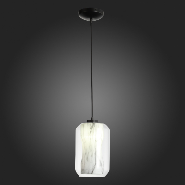 SL1169.103.01 Подвес ST-Luce Черный/Прозрачный, Белый E27 1*40W MARMO, изображение 7