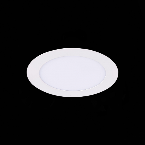 ST210.538.08 Св-к встр. Белый LED 1*8W 3000K 640Lm Ra80 110° IP20 D120xH30 220-240V Встраиваемые светильники, изображение 8
