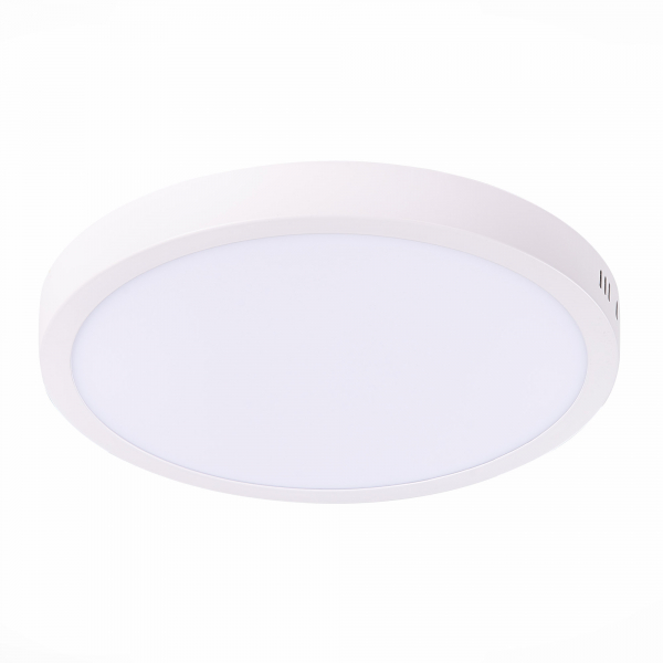 ST112.532.24 Светильник настенно-потолочный Белый LED 1*24W 3000K 1 735Lm Ra80 120° IP20 D288xH28 90-265V Накладные светильники, изображение 2