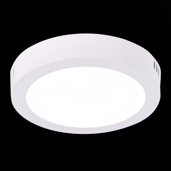 ST112.542.12 Светильник настенно-потолочный Белый LED 1*12W 4000K 795Lm Ra80 120° IP20 D160xH28 90-265V Накладные светильники, изображение 3