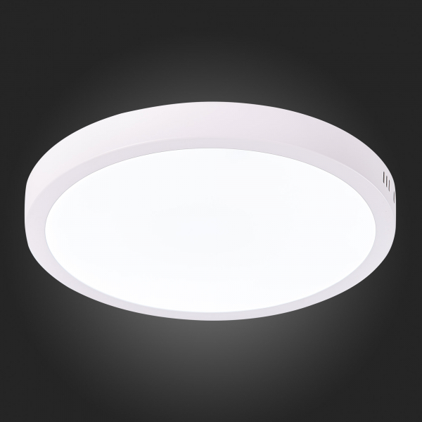 ST112.532.24 Светильник настенно-потолочный Белый LED 1*24W 3000K 1 735Lm Ra80 120° IP20 D288xH28 90-265V Накладные светильники, изображение 9