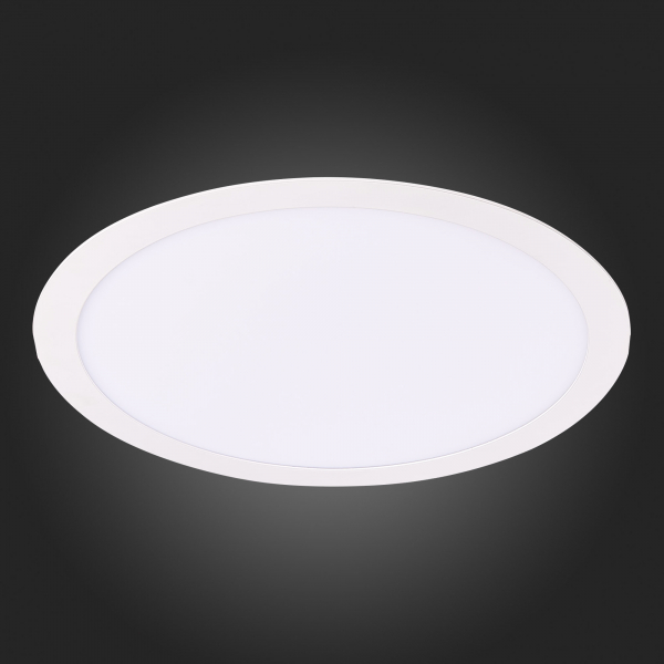 ST112.532.24 Светильник настенно-потолочный Белый LED 1*24W 3000K 1 735Lm Ra80 120° IP20 D288xH28 90-265V Накладные светильники, изображение 12