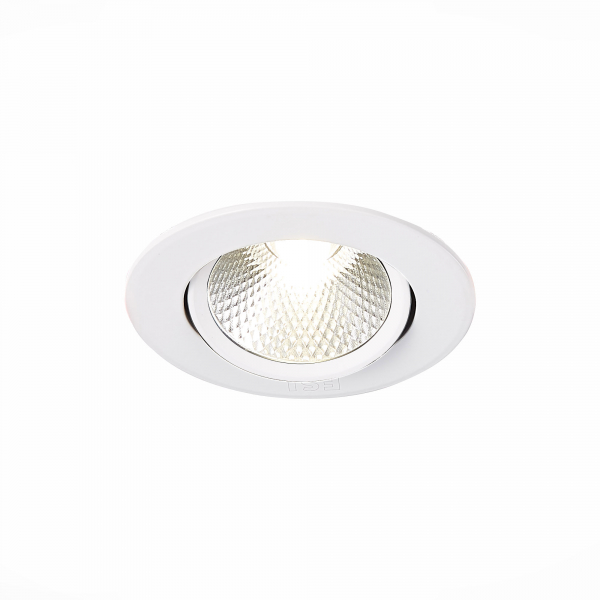 ST211.538.06.24 Св-к встр. Белый LED 1*6W 3000K 480Lm Ra80 24° IP20 D86xH50 220-240V Встраиваемые светильники, изображение 3