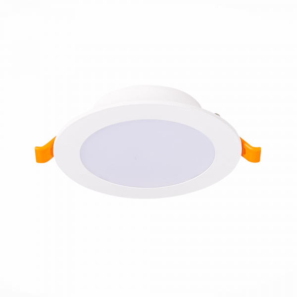 ST210.538.08 Св-к встр. Белый LED 1*8W 3000K 640Lm Ra80 110° IP20 D120xH30 220-240V Встраиваемые светильники, изображение 2