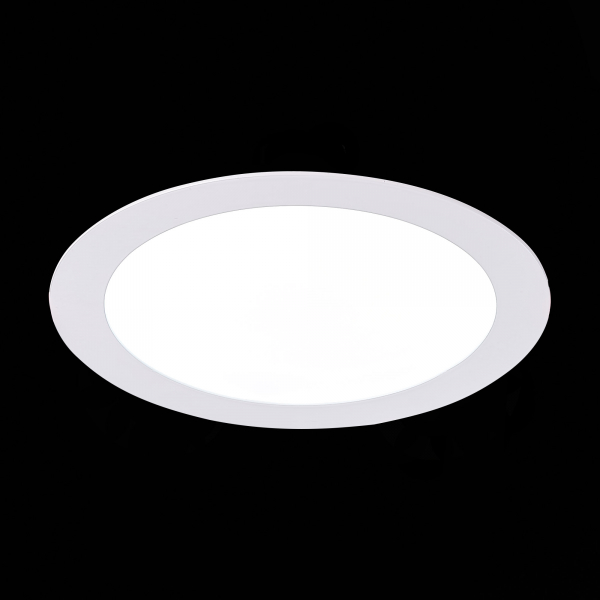 ST209.548.15 Св-к встр. Белый LED 1*15W 4000K 1 080Lm Ra80 110° IP20 D190xH8 90-265V Встраиваемые светильники, изображение 7