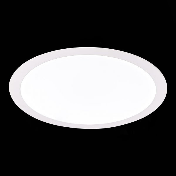 ST112.532.24 Светильник настенно-потолочный Белый LED 1*24W 3000K 1 735Lm Ra80 120° IP20 D288xH28 90-265V Накладные светильники, изображение 7