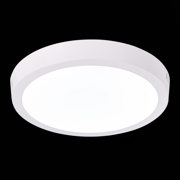 ST112.542.18 Светильник настенно-потолочный Белый LED 1*18W 4000K 1 365Lm Ra80 120° IP20 D210xH28 90-265V Накладные светильники, изображение 3