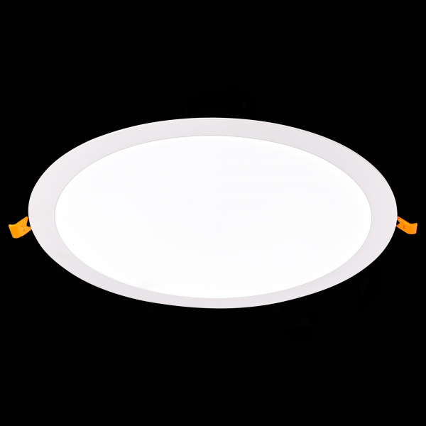 ST209.548.24 Св-к встр. Белый LED 1*24W 4000K 1 848Lm Ra80 110° IP20 D300xH8 90-265V Встраиваемые светильники, изображение 5