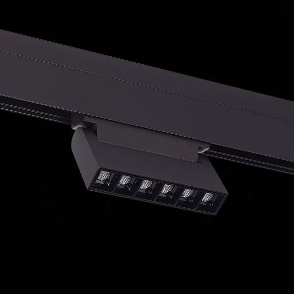 ST364.436.06 Магнитный трековый светильник Черный LED 1*6W 3000K 532Lm Ra&gt;80 36° IP20 L120xW22xH108 48V SKYLINE 48, изображение 5