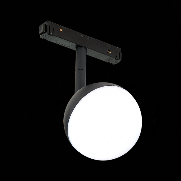 ST358.446.07 Магнитный трековый светильник Черный LED 1*7W 4000K 520Lm Ra&gt;80 120° IP20 L120xW90xH192 48V SKYLINE 48, изображение 6