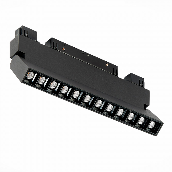 ST364.436.12 Магнитный трековый светильник Черный LED 1*12W 3000K 1 009Lm Ra&gt;90 36° IP20 L219xW22xH108 48V SKYLINE 48, изображение 3