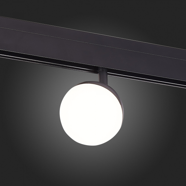 ST358.436.07 Магнитный трековый светильник Черный LED 1*7W 3000K 520Lm Ra&gt;80 120° IP20 L120xW90xH192 48V SKYLINE 48, изображение 7