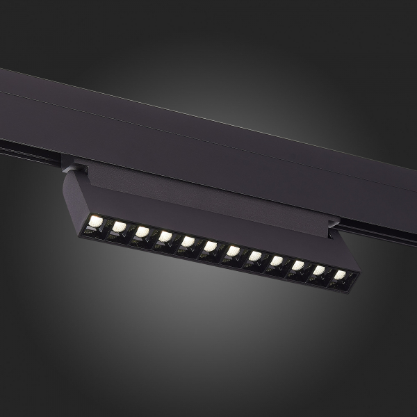 ST364.436.12 Магнитный трековый светильник Черный LED 1*12W 3000K 1 009Lm Ra&gt;90 36° IP20 L219xW22xH108 48V SKYLINE 48, изображение 7