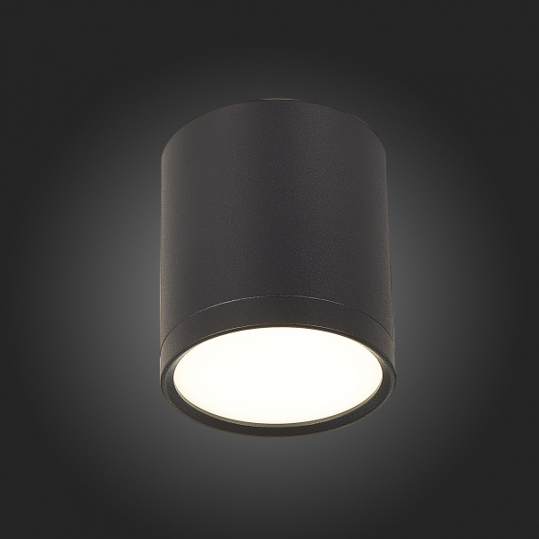 ST113.442.05 Светильник потолочный Черный LED 1*5W 4000K 390Lm Ra&gt;80 120° IP20 D68xH75 170-240V Накладные светильники, изображение 5