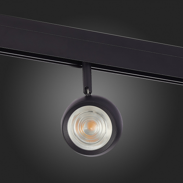 ST355.446.10 Магнитный трековый светильник Черный LED 1*10W 4000K 470Lm Ra&gt;80 36° IP20 L120xW50xH176 48V SKYLINE 48, изображение 6