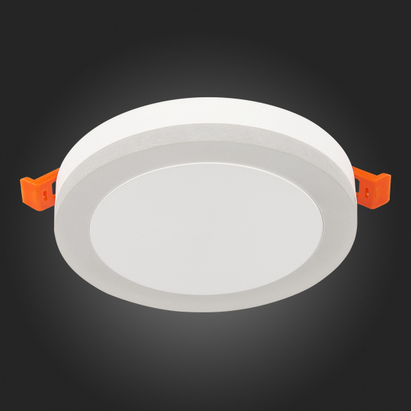 ST104.542.06 Светильник встраиваемый Белый LED 1*6W 4000K 468Lm Ra&gt;80 120° IP20 D110xH20 170-240V Встраиваемые светильники, изображение 8