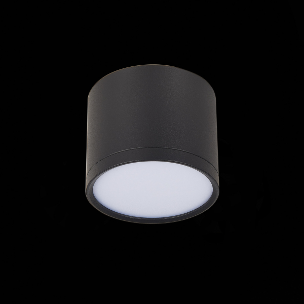 ST113.432.09 Светильник потолочный Черный LED 1*9W 3000K 702Lm Ra&gt;80 120° IP20 D88xH75 170-240V Накладные светильники, изображение 4