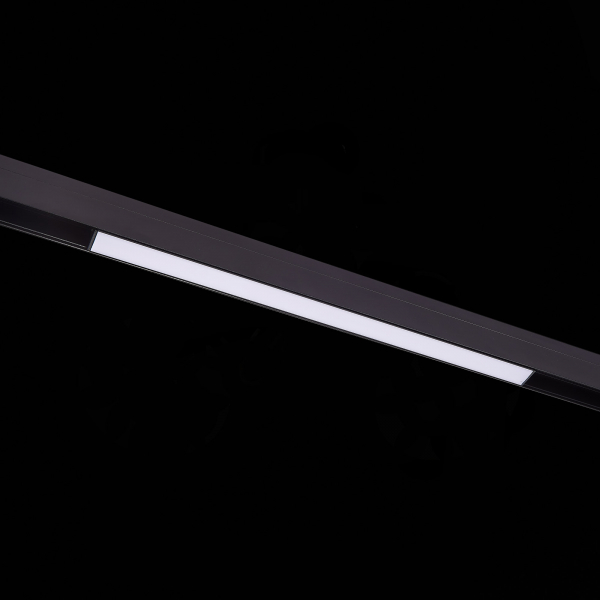 ST360.436.12 Магнитный трековый светильник Черный LED 1*12W 3000K 780Lm Ra&gt;90 120 IP20 L406xW22xH44 48V SKYLINE 48, изображение 5