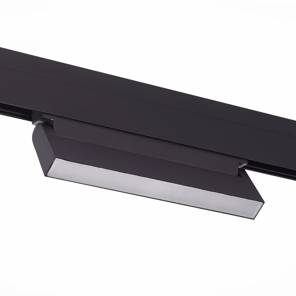 ST363.436.12 Магнитный трековый светильник Черный LED 1*12W 3000K 720Lm Ra&gt;90 120 IP20 L219xW22xH108 48V SKYLINE 48, изображение 2