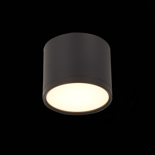 ST113.432.09 Светильник потолочный Черный LED 1*9W 3000K 702Lm Ra&gt;80 120° IP20 D88xH75 170-240V Накладные светильники, изображение 3