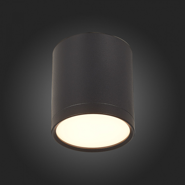 ST113.432.05 Светильник потолочный Черный LED 1*5W 3000K 390Lm Ra&gt;80 120° IP20 D68xH75 170-240V Накладные светильники, изображение 5