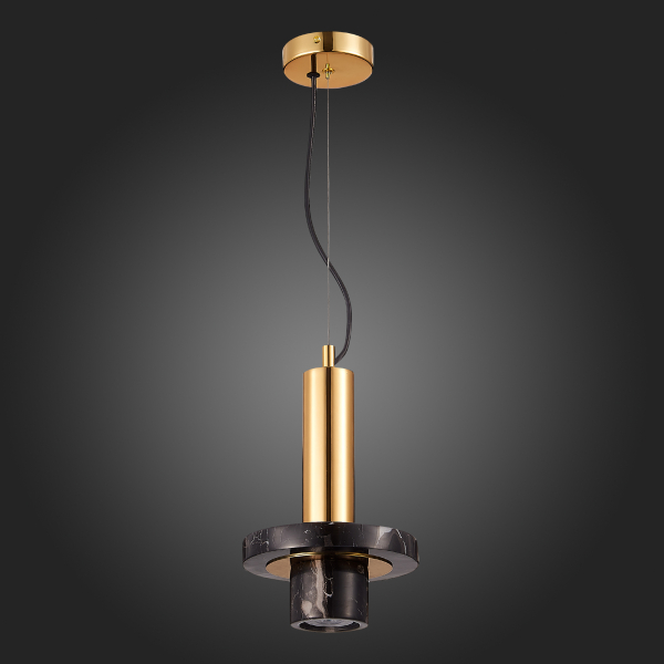 SL1210.403.01 Светильник подвесной ST-Luce Золотистый/Черный GU10 1*5W PIETRA, изображение 10