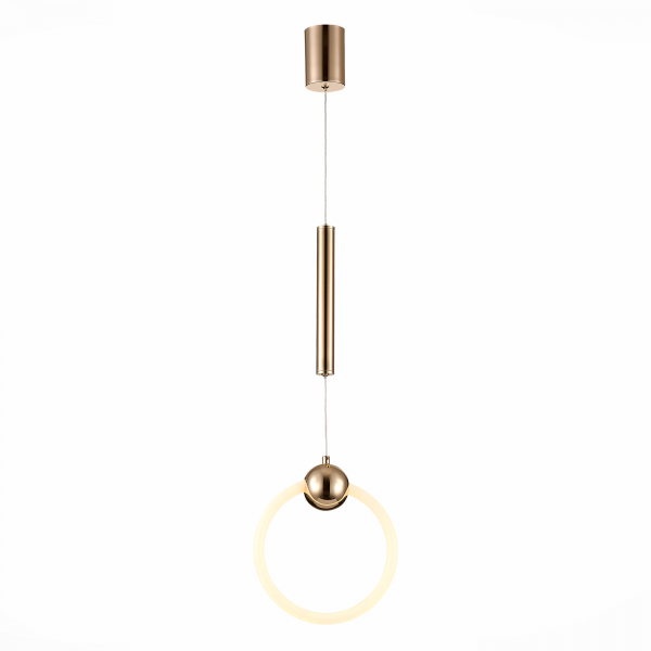 SL1578.203.01 Подвес ST-Luce Золотистый/Золотистый, Белый LED 1*15W 3000K GIERA