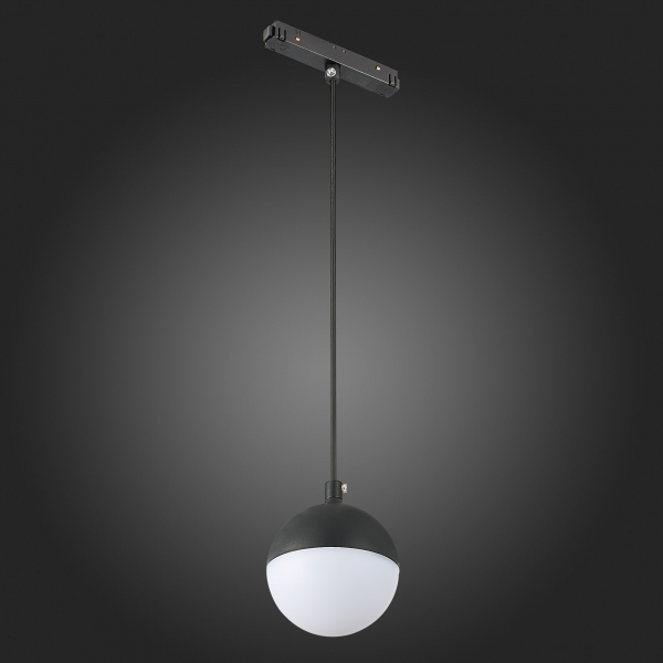 ST358.443.07 Магнитный трековый светильник подвесной Черный LED 1*7W 4000K 520Lm Ra&gt;80 120° IP20 D90xH90 48V SKYLINE 48, изображение 9