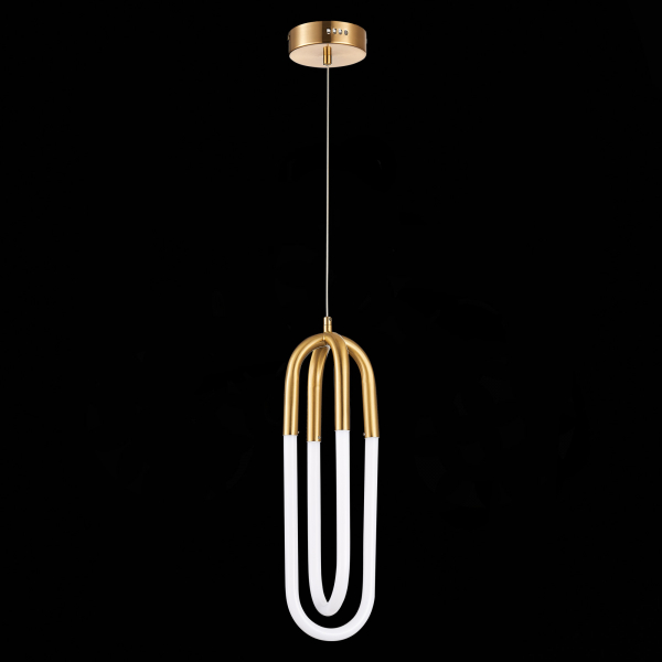 SL1579.303.02 Подвес ST-Luce Латунь/Латунь, Белый LED 2*14W 3000K MOFISTO, изображение 5