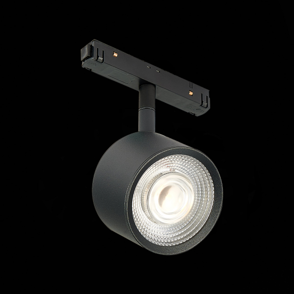 ST353.436.06 Магнитный трековый светильник Черный LED 1*6W 3000K 560Lm Ra&gt;90 36° IP20 L120xW81xH138 48V SKYLINE 48, изображение 6