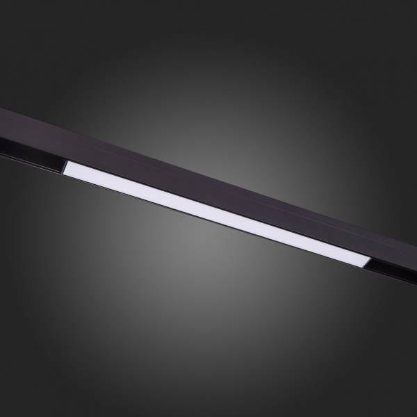 ST360.436.12 Магнитный трековый светильник Черный LED 1*12W 3000K 780Lm Ra&gt;90 120 IP20 L406xW22xH44 48V SKYLINE 48, изображение 8