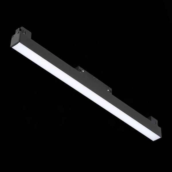 ST360.436.12 Магнитный трековый светильник Черный LED 1*12W 3000K 780Lm Ra&gt;90 120 IP20 L406xW22xH44 48V SKYLINE 48, изображение 6