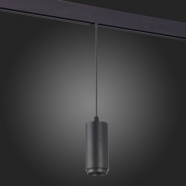 ST357.433.06 Магнитный трековый светильник подвесной ZOOM Черный LED 1*6W 3000K 667Lm Ra&gt;80 10-60° IP20 D60xH120 48V SKYLINE 48, изображение 8