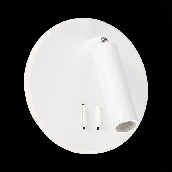 SL1586.513.01 Светильник настенный Белый LED 1*8W 3000K 624Lm Ra&gt;80 24° IP20 L-xW155xH155 170-240V Настенные светильники, изображение 7