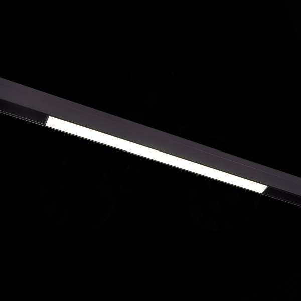 ST360.436.12 Магнитный трековый светильник Черный LED 1*12W 3000K 780Lm Ra&gt;90 120 IP20 L406xW22xH44 48V SKYLINE 48, изображение 4