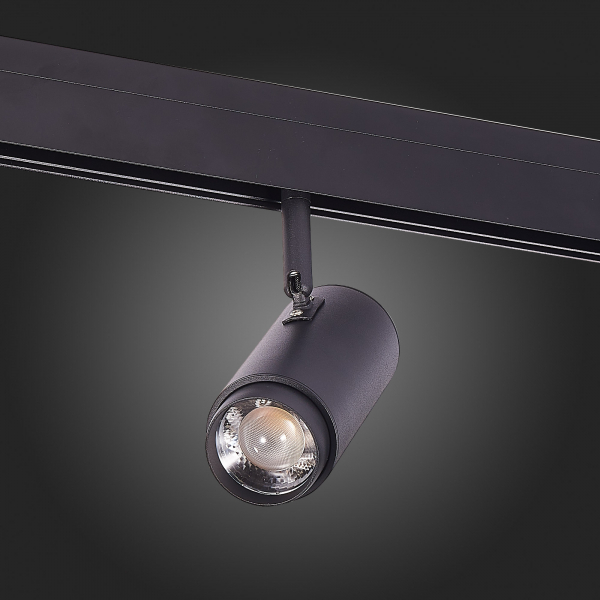 ST357.446.06 Магнитный трековый светильник ZOOM Черный LED 1*6W 4000K 667Lm Ra&gt;90 10-60° IP20 L137xW59xH178 48V SKYLINE 48, изображение 8