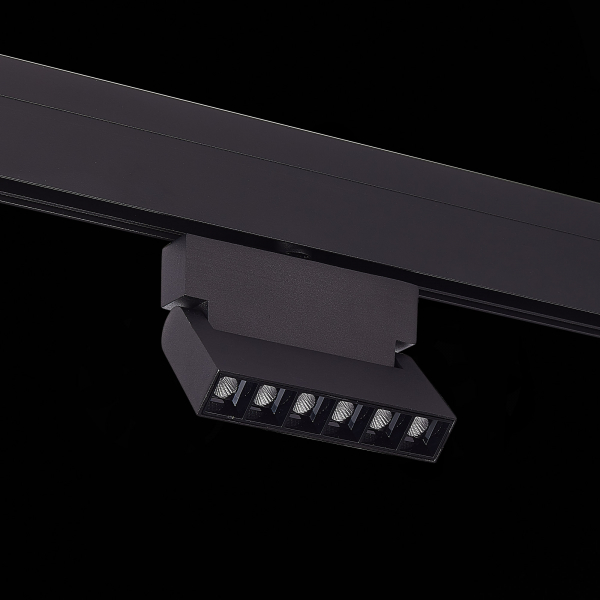 ST362.436.06 Магнитный трековый светильник Черный LED 1*6W 3000K 532Lm Ra&gt;80 36° IP20 L120xW22xH134 48V SKYLINE 48, изображение 5
