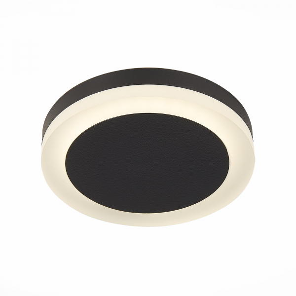ST104.442.06 Светильник встраиваемый Черный LED 1*6W 4000K 468Lm Ra&gt;80 120° IP20 D110xH20 170-240V Встраиваемые светильники, изображение 3