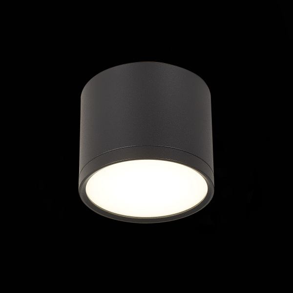 ST113.442.09 Светильник потолочный Черный LED 1*9W 4000K 702Lm Ra&gt;80 120° IP20 D88xH75 170-240V Накладные светильники, изображение 3