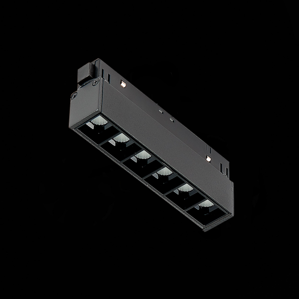 ST361.436.06 Магнитный трековый светильник Черный LED 1*6W 3000K 532Lm Ra&gt;90 36° IP20 L115xW22xH44 48V SKYLINE 48, изображение 6