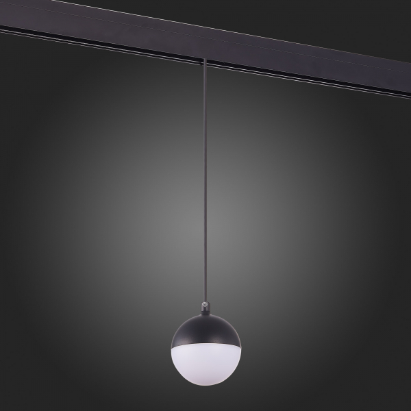 ST358.443.07 Магнитный трековый светильник подвесной Черный LED 1*7W 4000K 520Lm Ra&gt;80 120° IP20 D90xH90 48V SKYLINE 48, изображение 8