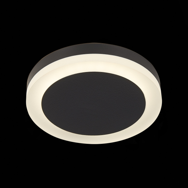 ST104.442.06 Светильник встраиваемый Черный LED 1*6W 4000K 468Lm Ra&gt;80 120° IP20 D110xH20 170-240V Встраиваемые светильники, изображение 6