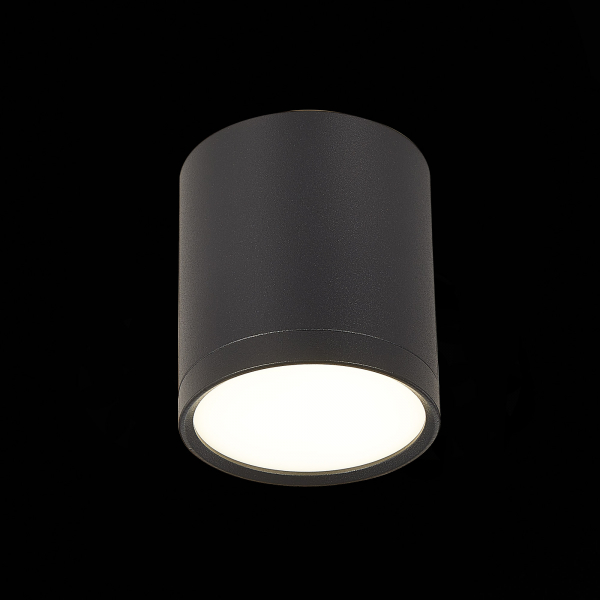 ST113.442.05 Светильник потолочный Черный LED 1*5W 4000K 390Lm Ra&gt;80 120° IP20 D68xH75 170-240V Накладные светильники, изображение 3