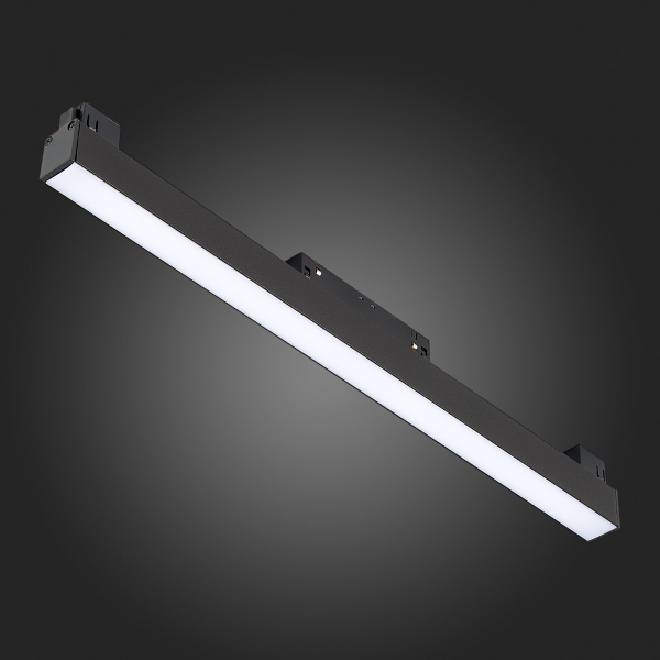 ST360.436.12 Магнитный трековый светильник Черный LED 1*12W 3000K 780Lm Ra&gt;90 120 IP20 L406xW22xH44 48V SKYLINE 48, изображение 9